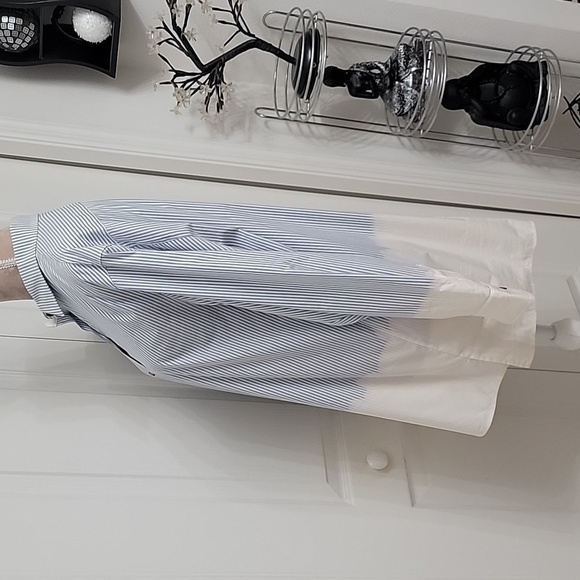 Lafayette 148 New York, Spice Multi Everson Dip-Dye Shirt, Size M, EUC. - Picture 2 of 11